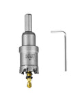 1 Inch Tungsten Carbide TCT Hole Saw Kit With Titanium Plated Pilot Drill Bit For Metal Stainless Steel Iron Wood Plastic