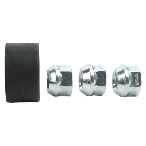Heavy Duty Wheel Stud Installer Kit For Cars And Trucks With 3 Hub Nuts To Replace Broken Tire Bolts M12x1 25 M12x1 5 M14x1 5 Fast Fix For Most Vehicles, three silver nuts and black install tool