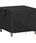 Outdoor Square Table Cover 44 Inch Waterproof Heavy Duty Patio Table Protector for 44x44x28 Inch Tables in use