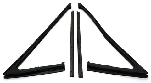 Vent Window Glass Seal Weatherstrip Kit For 1967 To 1972 CK Truck Suburban K5 Blazer Jimmy Classic Ride Driver And Passenger Premium EPDM