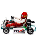 One Thirty Second Scale Go Kart RC Car 2.4G With Remote Control Battery Included Old School Retro Mini Racing Kart Easy Assembly