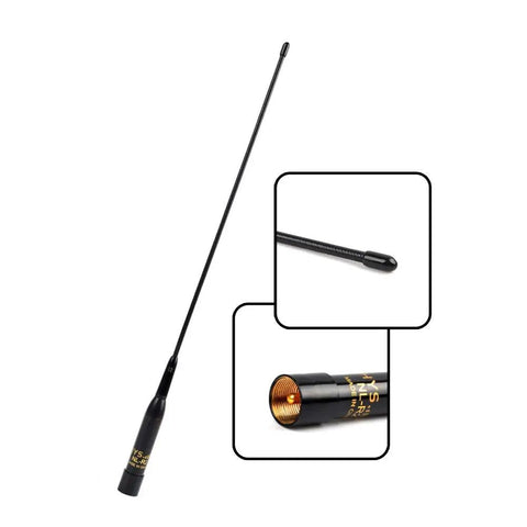 Dual Band UHF VHF 144/430MHz Mobile Antenna With PL-259 Connector SL-16 Male 100W Soft Mount Car Radio Transceiver Antenna
