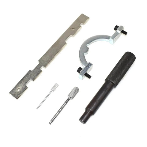 Petrol Engine Locking Timing Tool Kit 12 16V Chain Alignment Set For Opel 1.0 1.2 1.4, showing metal components for precise timing.
