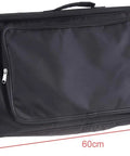 Portable Pedalboard Carry Bag For Guitar Effects And Multi-FX Units, Rugged Nylon Case with reinforced handle, black, 23.6 x 13 x 4 inches
