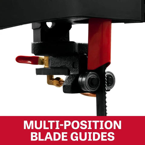 Deluxe 7 By 12 Inch Metal Cutting Band Saw With Horizontal And Vertical Capability, 3/4 HP, 115 And 230 Volt, Single Phase, Toolless Quick Lock Vise With Preset 15 30 And 45 Degree Miter Positions, Large 9 By 12 Infeed Table, Flanged Cast Iron Wheels
