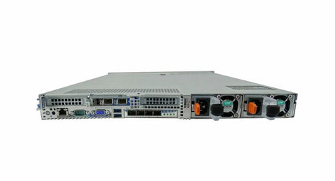 Dual Intel Xeon Gold 6144 Enterprise Rack Server Packing One TB Ram And Thirty TB NVMe Storage back view with ports and cooling fans.