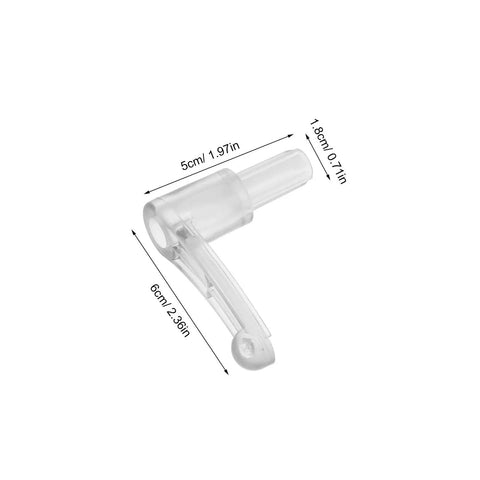 4 Piece Plastic Candy Machine Gear Assembly With Wear Resistant Lever, Universal Gumball And Candy Dispenser Parts Replacement, Fits Most Machines, No Fuss Install, Durable Turntable Gear, clear plastic lever gear, 6cm