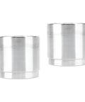 2 Pack Trailer Wheel Bearing Protectors Stainless Steel Dust Covers For Boat RV ATV Snowmobile Trailers Universal 1.98 Inch Hub