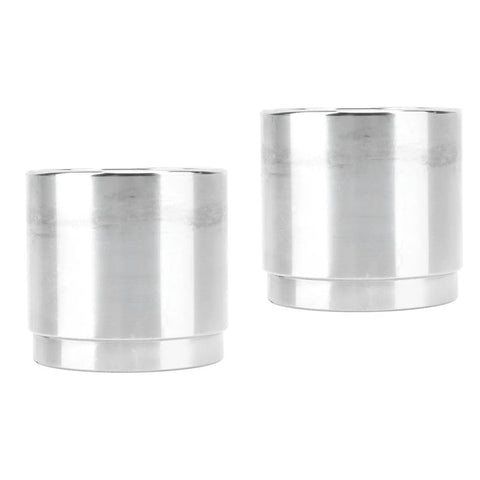 2 Pack Trailer Wheel Bearing Protectors Stainless Steel Dust Covers For Boat RV ATV Snowmobile Trailers Universal 1.98 Inch Hub