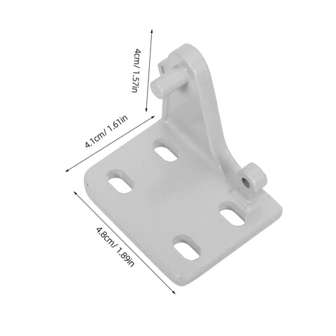 Heavy Duty Metal Refrigerator Door Hinges For Fridges And Coolers With Hardcore Steel Joints, light gray replacement hinge.