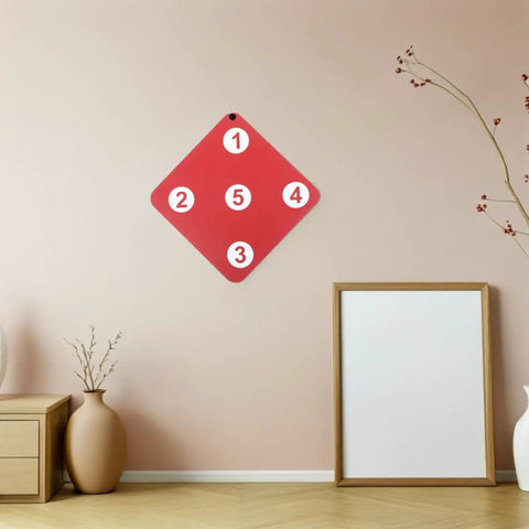 Two Sided Fencing Target Practice Hanging Targets for Home Gym Self Training Level Up Control Timing and Accuracy mounted on wall