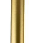 Statement 1F CM RH Shower Arm 12 Inch Straight Brass Construction for Rainhead Upgrades shown in brushed moderne brass