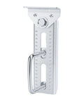 4 Pack Boat Trailer Bunk Brackets With 10 Inch Adjustable Cast Iron Top Brackets, showing vertical view and U bolt attachment.
