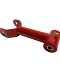 Red steel adjustable Panhard bar arm for 2005-2014 Ford Mustang 2-door coupe, single rear suspension link