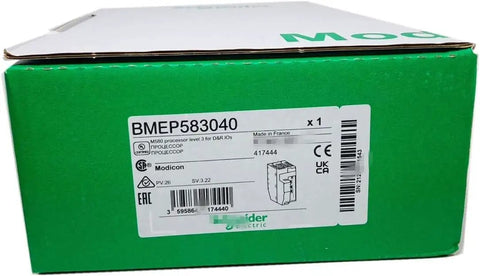 Package of BMEP583040 Modicon M580 processor, EPAC Programmable Automation Controller With Ethernet For Industrial Motion Control