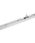 Heavy Duty 304 Stainless Steel Flush Mount Door Hinge With Lever Action Gate Lock, Hidden Screws And Strike, 10 Inch Brushed Steel
