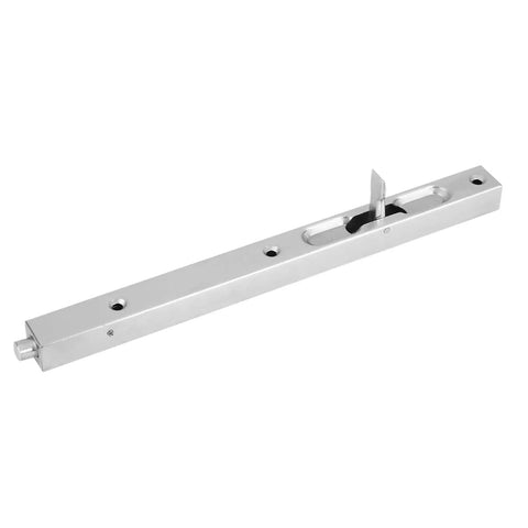 Heavy Duty 304 Stainless Steel Flush Mount Door Hinge With Lever Action Gate Lock, Hidden Screws And Strike, 10 Inch Brushed Steel