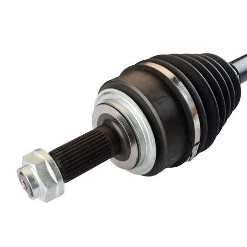 Close-up of Front Right CV Axle Assembly For 2003 2004 2005 2006 2007 Honda Accord 13E005R Premium Quality CV Shaft with Neoprene Boot
