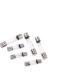 Assorted Glass Tube Fuses Kit 5x20mm And 6x30mm Fast Blow Fuses 0.1A To 30A 100Pcs High Temp Resistant