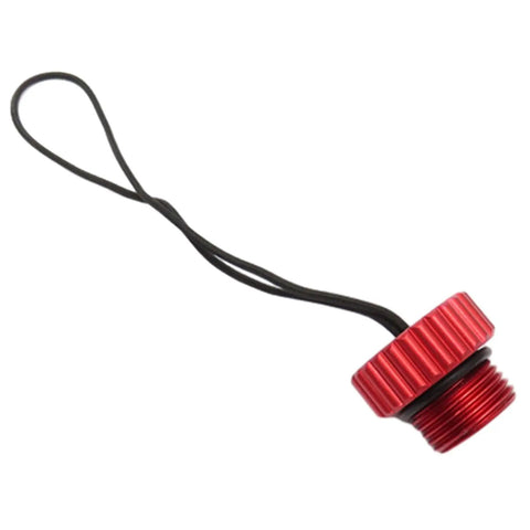 Red Aviation Aluminum Plug Protector Cap For Scuba Tanks DIN Tank Valve Cover Heavy Duty Regulator Guard 6061 Aluminum