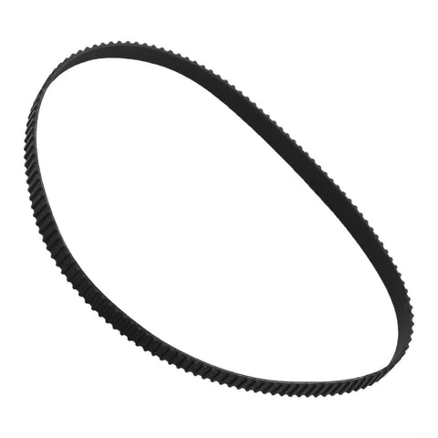 Main Drive Belt Replacement For ZT410 ZT420 Printers 300Dpi 600Dpi Compatible With 79867M 20005 Heavy Duty Durability Easy Install For Smooth Operation And Long Lasting Printer Performance. Black toothed rubber printer belt on white background