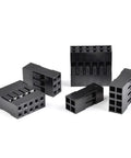 620 Piece Dupont Crimp Pin Connector Kit With 2.54mm Pitch JST SM Style Sockets shown in male and female variants