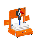 Open Cover PCB Testing Jig With Bakelite Fixture For Easy Board Swap Of A B C Boards Adjustable Spacing Between B And C Boards