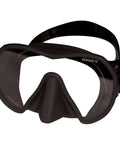 Black Maxlux S Mask For Snorkeling Scuba Diving Freediving And Swimming With Panoramic Vision Lightweight Flexible Skirt