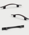 Three oil rubbed bronze cabinet pulls, wave style, from 30 Pack 3 Inch Oil Rubbed Bronze Cabinet Pulls Wave Style Vintage Bronze Drawer Pulls
