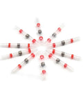 Get A Sizzling Hot Deal On These Top Tier Heat Shrink Wire Connectors With Solder Sleeves For Your Electrical Cable Butt Terminals And Terminator Kit That Are Super Duper Easy To Use. clear solder sleeve heat shrink wire connectors, red and gray