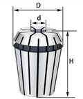 Heavy Duty ER40 Collet Chuck 24mm Tool For Precision Machining 1 To 32mm Clamping Range Made From Tough 65Mn Steel.