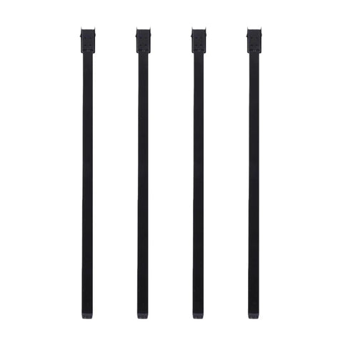 Heavy Duty Folding Table Legs 700mm Four Pack Self Locking With Multi Direction Mounting vertical view