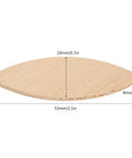 Wood Joining Biscuits Set, 100 Pack in 0, 10, and 20 Sizes showcasing a single beech wood biscuit with dimensions labeled.