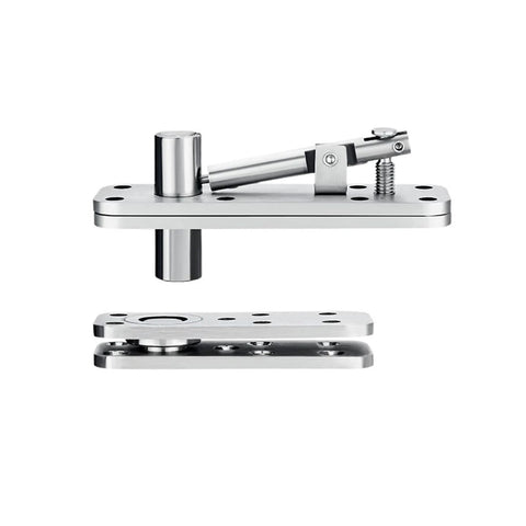 Stainless Steel Rotating Axis Hidden Door Hinge Set For Wooden Doors Up And Down Invisible Spindle Hardware For Shed Windows Blinds Skylights