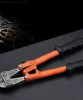 Beefy 14 Inch Bolt Cutter With Heavy Duty Forged T8 Steel Blades For Wire, Chain Link Fence, Metal Rods And Screws, Ergonomic Rubber Grip