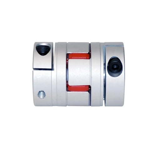Heavy Duty Plum Clamp Jaw Shaft Coupling For Reliable Power Transmission With Aluminum Alloy Body and Secure Locking Structure Available In 8 To 22mm Bore Size