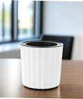 4 Pack Self Watering Orchid Pots With Drainage Holes For Indoor Plants And Herbs White Plastic Planters For Orchids And Small Flowers Easy Care Low Maintenance Gardening Supplies white resin pot on table