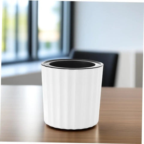 4 Pack Self Watering Orchid Pots With Drainage Holes For Indoor Plants And Herbs White Plastic Planters For Orchids And Small Flowers Easy Care Low Maintenance Gardening Supplies white resin pot on table