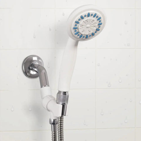 Detachable Handheld Shower Head With Hose For 3 Spray Settings Easy Turn Dial Gray Finish Keeps Bath Time Safe And Easy