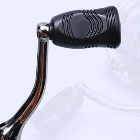 Ultra Smooth Fishing Reel Handle With Oil Bearing, Lightweight, Non Slip Grip, Front Unload Wheel, Interchangeable Left Or Right Hand