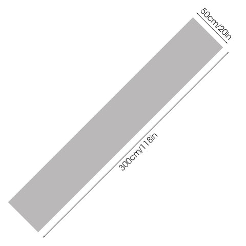 Solid White Peel And Stick Wallpaper With Linen Texture Waterproof Self Adhesive Contact Paper For Kitchens Bedrooms Darn Easy To Apply Snazzy Moisture Resistant Wall Covering 19 69 By 16 4 Feet, shown in a roll measuring 50cm by 300cm.