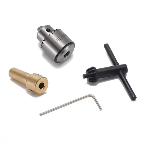 Upgrade Your Toolkit With This Durable Electric Drill Collet Set Perfect For Compact DIY Projects And Heavy Duty Stuff. Featuring 4mm Stainless Steel Construction And Includes Chuck Wrench For Easy Grip On Routers And Milling Machines No Matter If You - set of drill collets with wrench and key.
