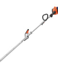 Gas Hedge Trimmer With 21-Inch Cutter Bar, Double-Sided Reciprocating Blades, 180 Degree Rotating Pole Attachment