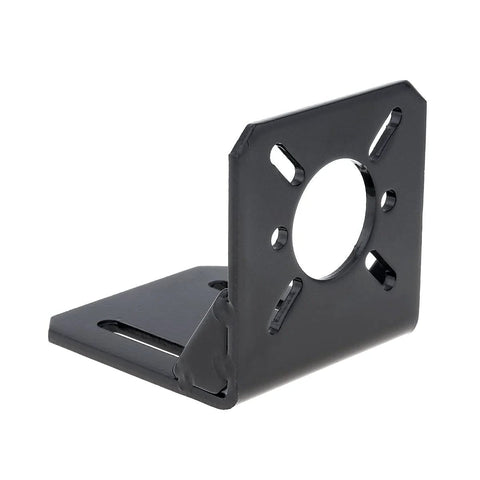Universal motor mount bracket L-type steel for CNC and 3D printers, 3mm