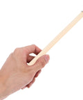 Hand holding a smooth natural wood perch from the Premium Natural Wood Bird Perch Stand Set For Parakeets And Cockatiels.