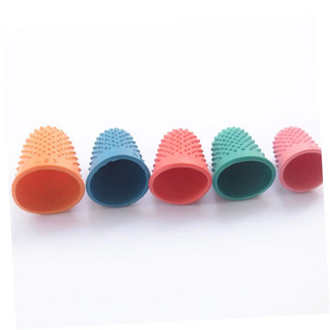 30 Pack Neoprene Finger Sleeves Heat Resistant Protective Covers With Non Slip Grip Durable Work Gear For Mechanics No Sweat Protection For Tough Industrial Job Sites in bright colors.