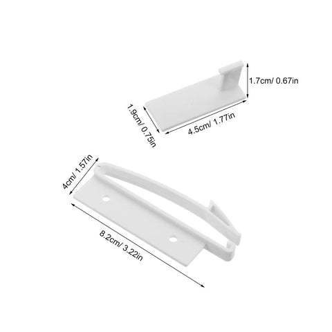 Dimensions of Hidden Kidproof Cabinet Locks Set With Invisible Drawer Latches Easy No Drill Install Strong Adhesive