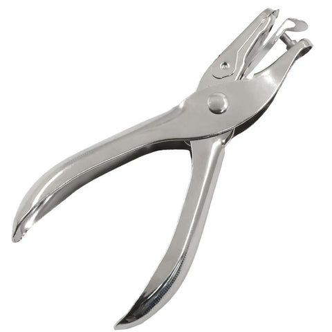 One Eighth Inch Hole Puncher 3mm Metal Paper Punch Tiny Circle Single Hole Punch Tool Handy For DIY Tags Tickets Cards Stainless Steel