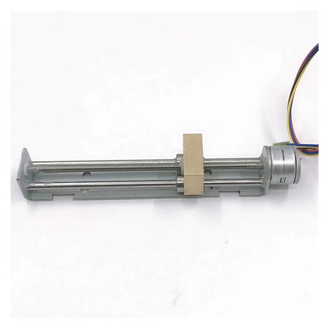 Precision Linear Actuator 15mm Stroke DC 5V 6V Two-Phase Four-Wire Stepper Motor With Screw Nut 90mm Travel for DIY Projects