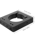 Industrial Grade 65mm Cnc Spindle Stabilizing Clamp Rack side view showing precision machined steel for secure spindle mounting.